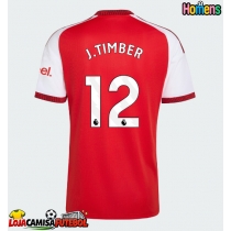 Camisa de Futebol Arsenal Jurrien Timber #12 Equipamento Principal 2026-27 Manga Curta